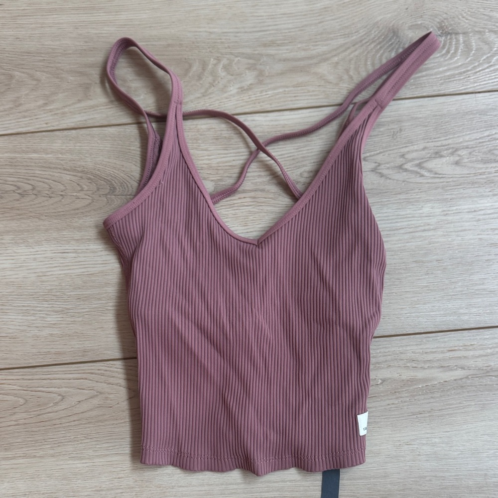 Vuori Mauve Ribbed Camisole NWOT SZ XS
